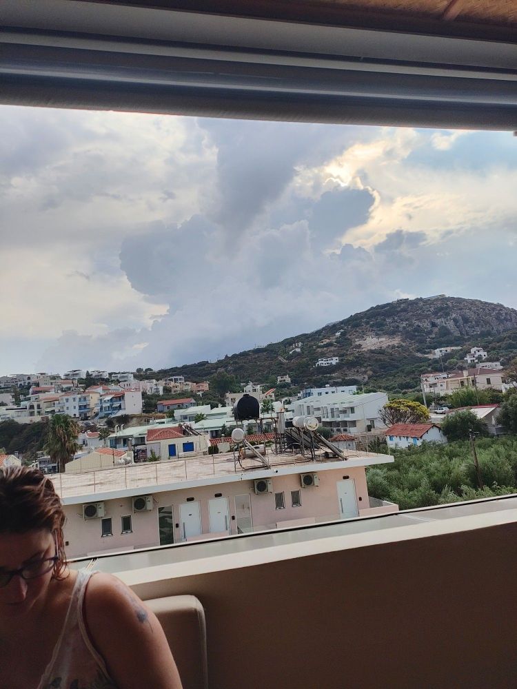 Thunder cloud, Crete