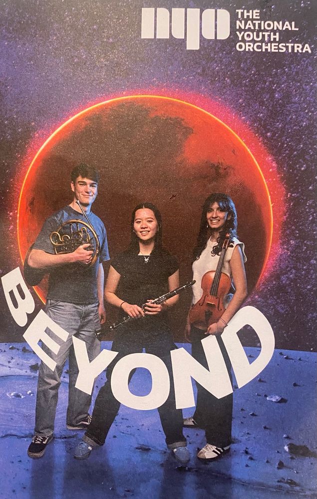 Beyond - National Youth Theatre programme of John Williams’ Star Wats score, Caroline Shaw’s The Observatory and Gustav Holst’s The Planets.