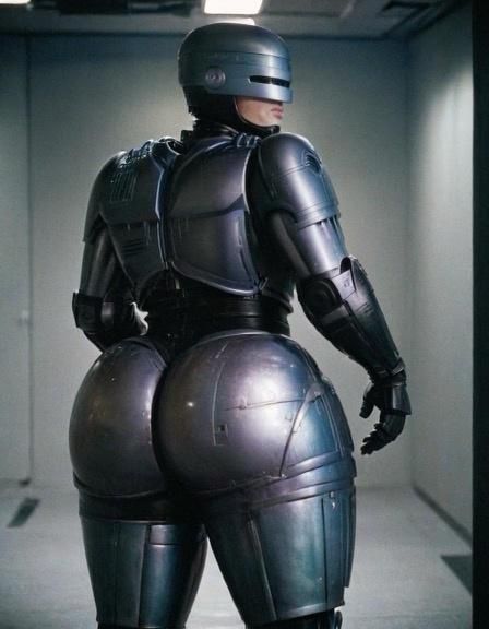 Robocop with a dumptruck ass. IDK what else to tell you.