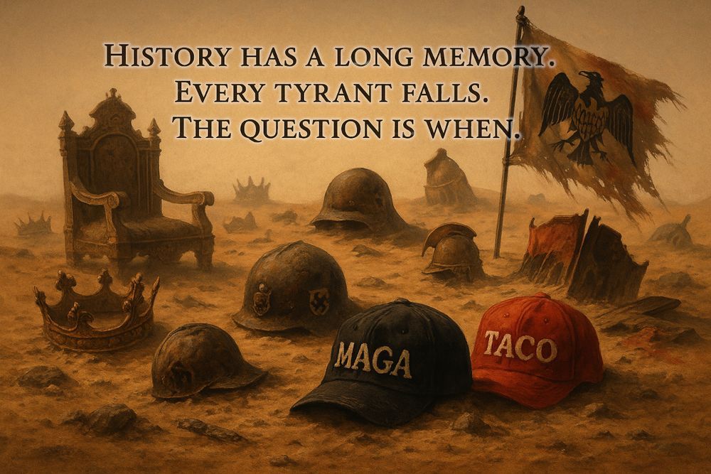 History has a long memory. Every tyrant falls. The question is when.