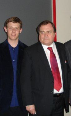 Mark Leach and John Prescott very historic meeting