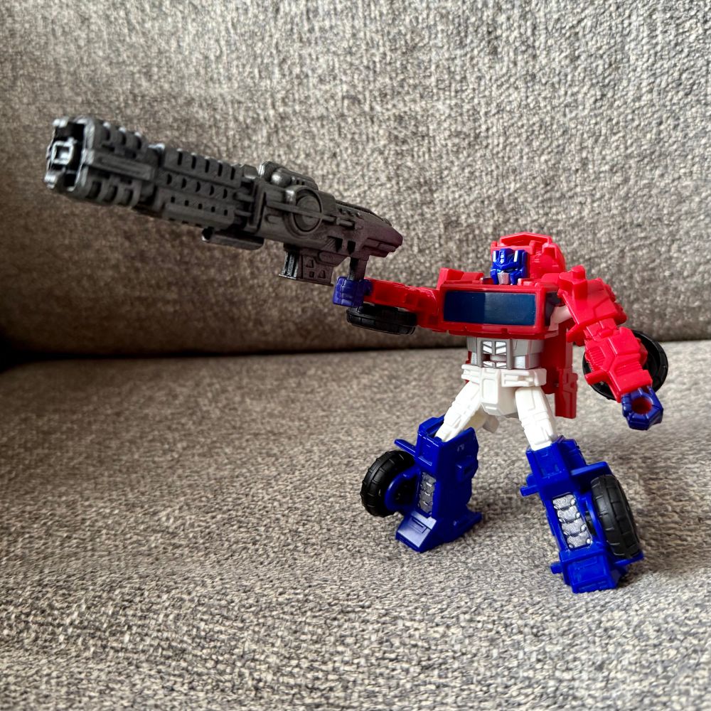 Cyberworld Optimus Prime with 3D Printed Gun