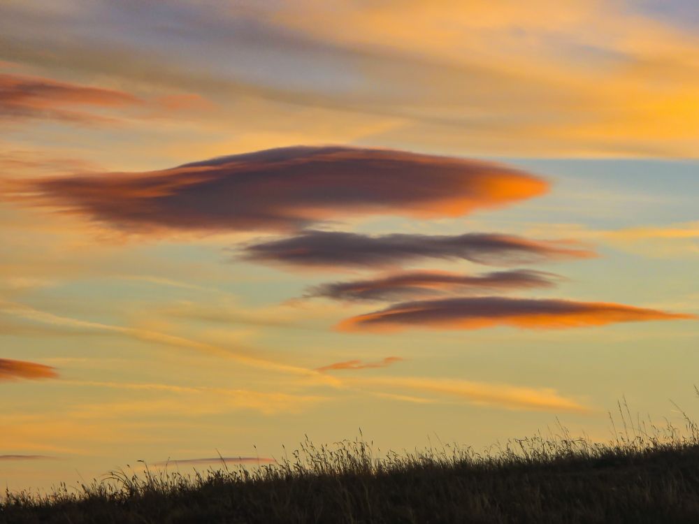 Lenticular clouds 