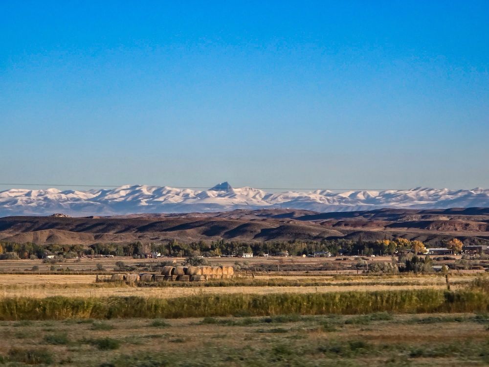 Mountains.