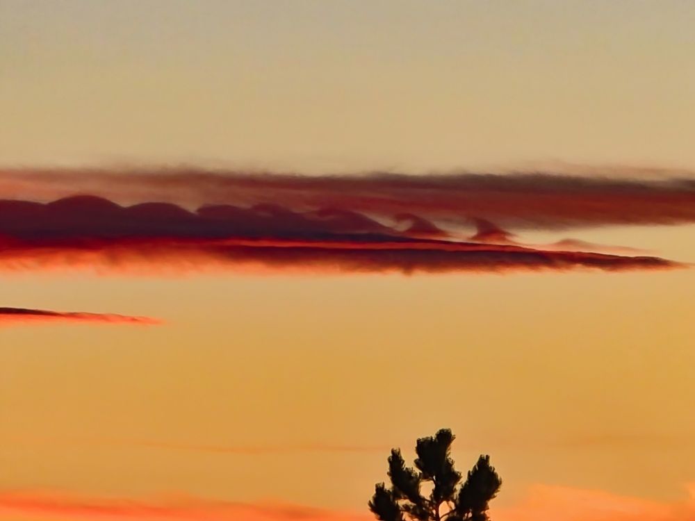 Kelvin helmholtz clouds