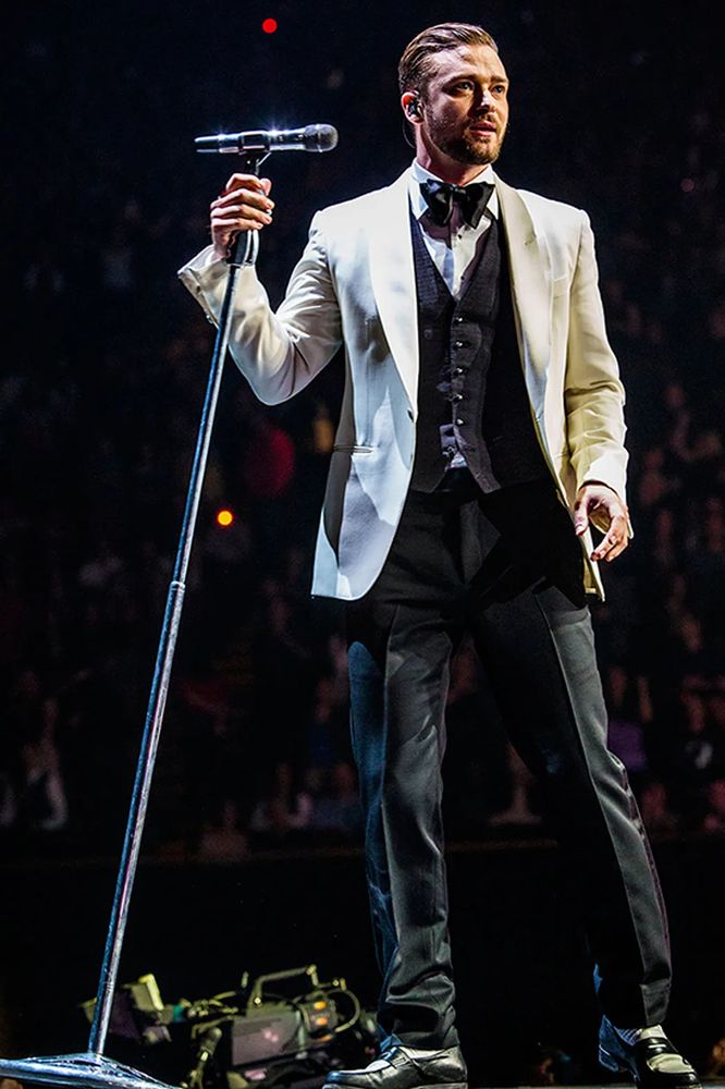 Justin Timberlake, during The 20/20 Experience World Tour concert at Inglewood. Photo by Michael Chase Gordon.
