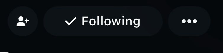 Buttons on BlueSky profile page:
Leftmost button : people like
Middle button : Following button
Rightmost button : ellipsis for more options