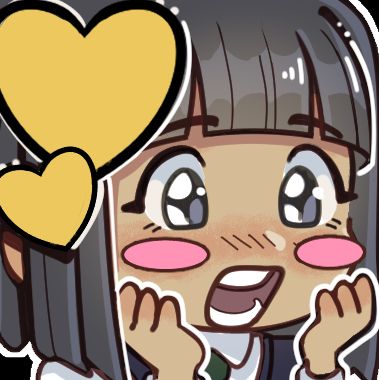 An emote of Jiao from 1000xRESIST adorably gasping.