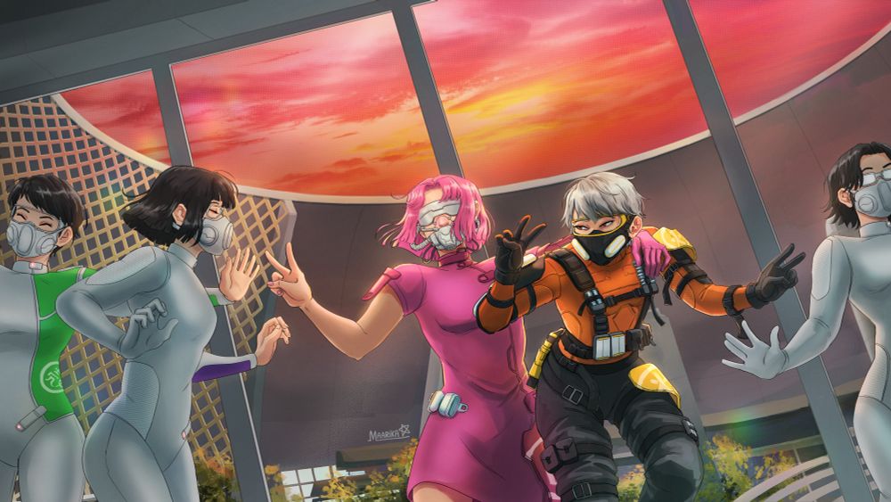 BBF and Healer, and Shells, dance in the Orchard Bar (1000xRESIST)