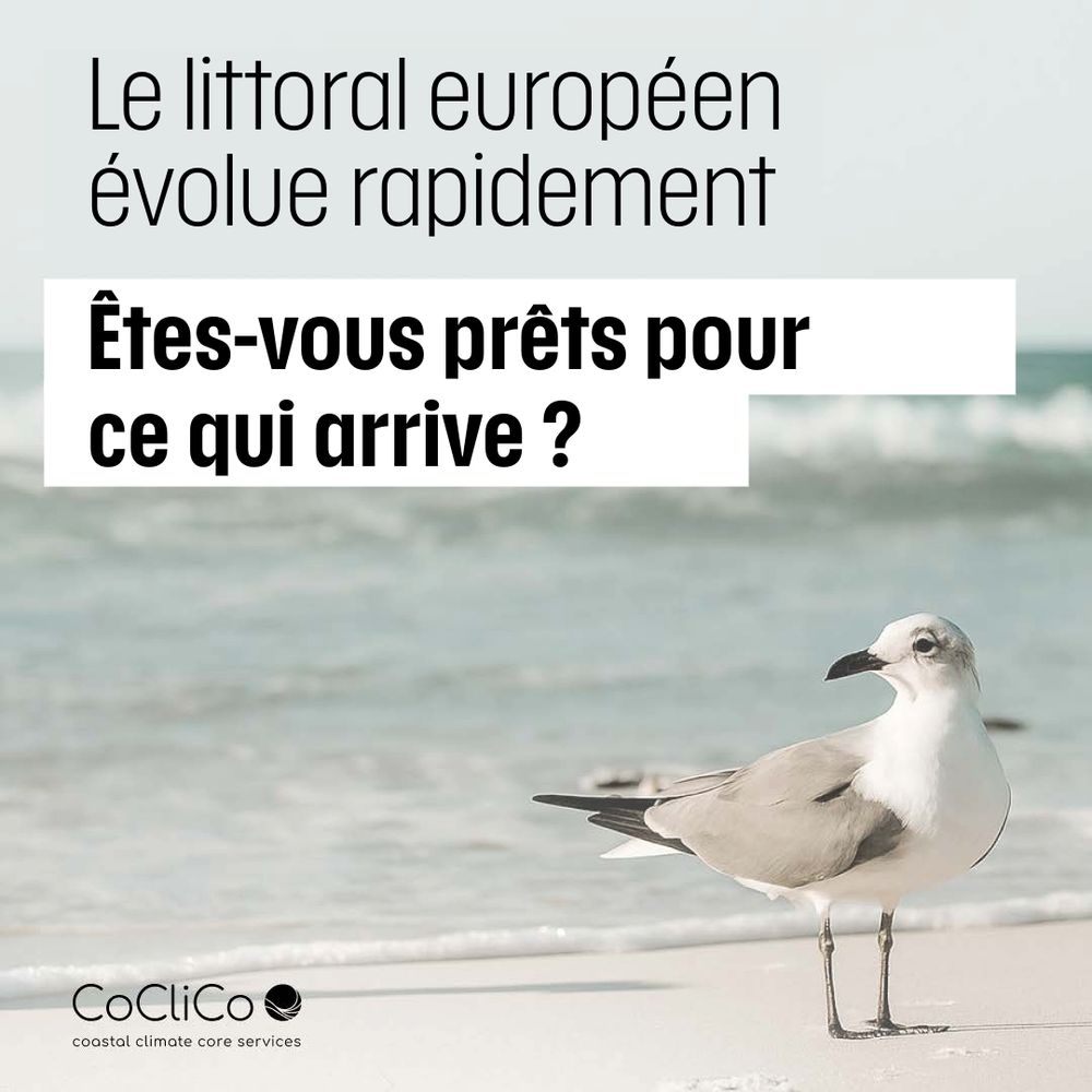 visuel de la nouvelle plateforme CoCliCo qui vise à aider les décideurs à concevoir des stratégies d'adaptation au changement climatique sur le littoral européen