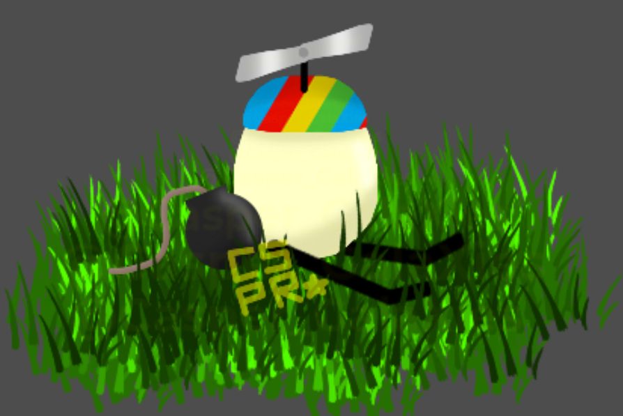 Minecraft QSMP egg named trump/trumpet