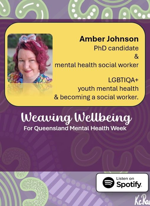 Amber Johnson is a mental health social worker and PhD student looking at the well-being of intersex people.