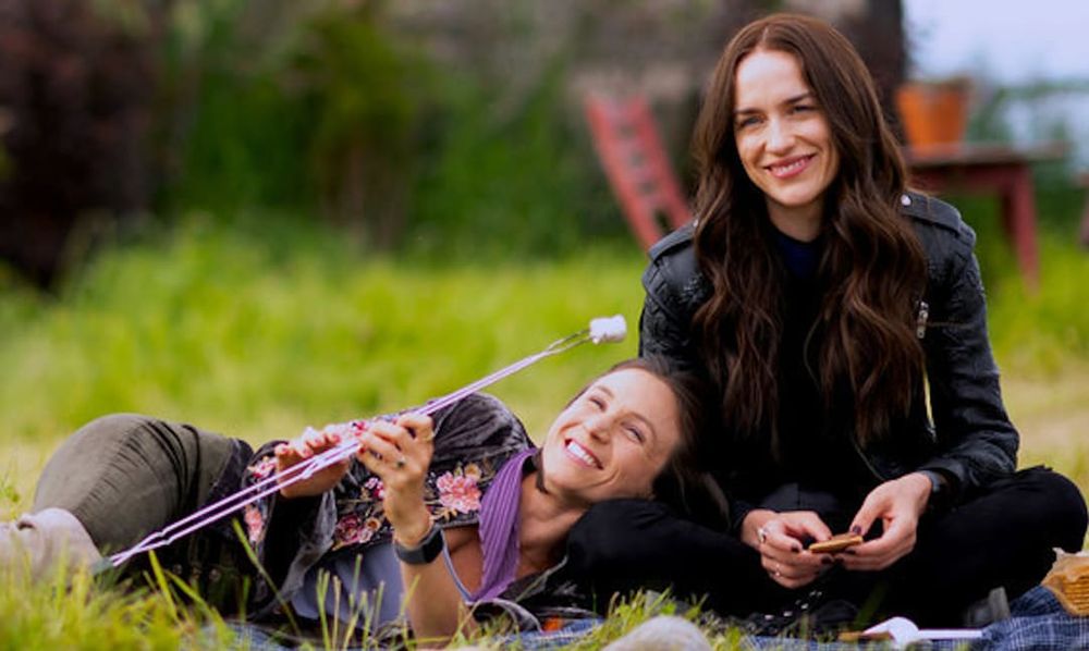 Wynonna and Waverly Earp grinning and being marshmallows 