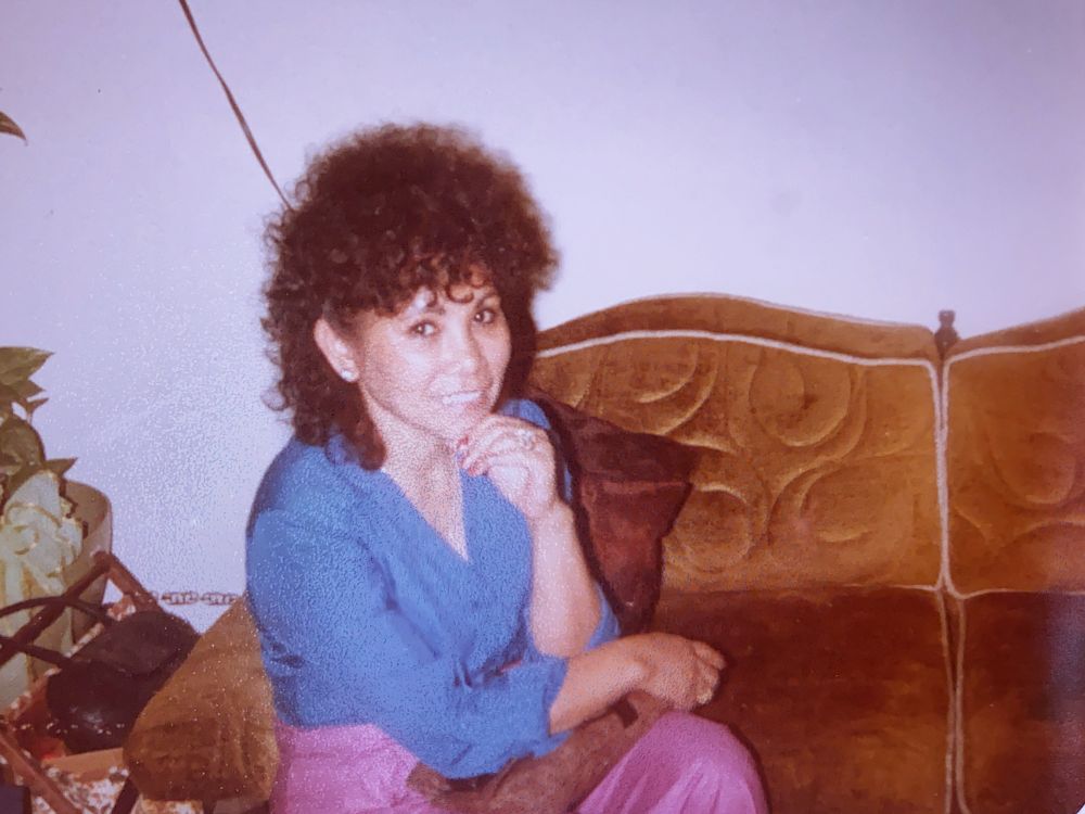 My Mom fabulous 80s perm 