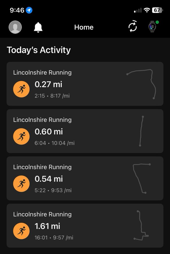 on/off then on again jog in Illinois 