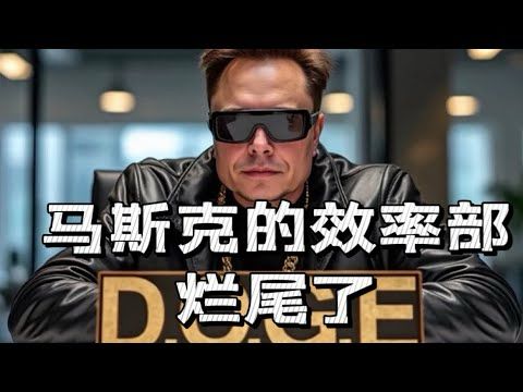马斯克的“政府效率部”烂尾了 #老鱼有话说 #马斯克