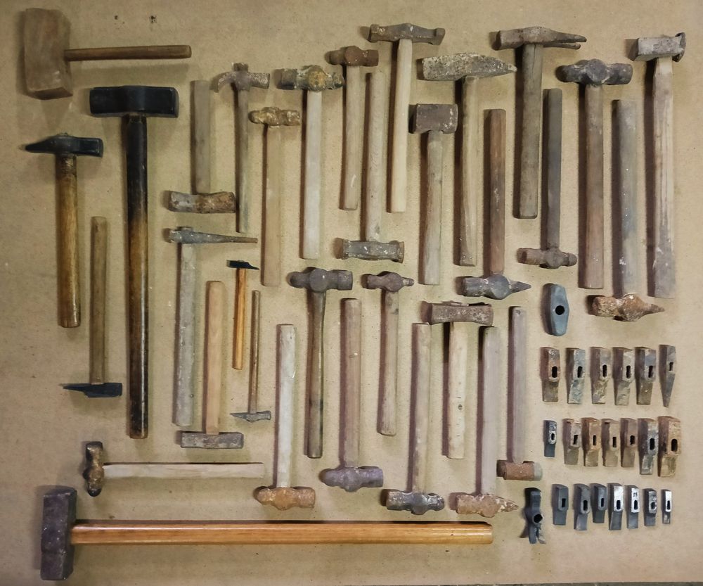 Hammers I found in my workshop, I'm restoring some of them