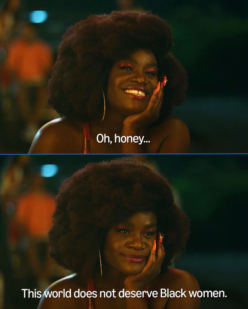 Angie from Harlem tells the truth while glowing like a goddess