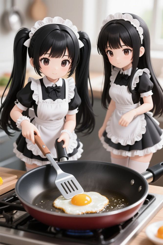 2Tも上手に焼くことが出来た。

2Tによれば、発想の軸を大きく3つに分けて基本的には21種類くらい、組み合わせると100種類以上の「目玉焼き」が考えられるとのこと。

⑴「焼き方」の解釈から生まれる目玉焼き

熱を加える「焼く」という行為を、どう解釈するかで多様な目玉焼きが生まれる、という発想。

❶フライパン系
01.サニーサイドアップ: 最も一般的。片面だけを焼き、黄身は液状。
02.ターンオーバー: 両面焼き。
 ・オーバーイージー: 黄身はほぼ液状。
 ・オーバーミディアム: 黄身は半熟。
 ・オーバーハード: 黄身まで完全に固焼き。
03.スチームバースト: 少量の水を入れて蓋をし、蒸気で黄身の表面を白くしたもの。
04.フライドエッグ: 多めの油で揚げ焼きにし、白身の縁をカリカリにしたもの。

❷直火・炙り系
05.バーナー炙り焼き: 耐熱皿に卵を割り入れ、調理用のバーナーで上から直接炙って焼き上げる。表面だけが香ばしく、中はレアに仕上がる。
06.炭火焼き: 金網や小さな鉄板を炭火にかけ、遠赤外線でじっくりと焼き上げる。スモーキーな香りがつく。
07.藁焼き: 藁の強い香りをまとわせながら、一気に焼き上げる。野趣あふれる風味。

❸オーブン・トースター系
08.ベイクトエッグ: グラタン皿やココット皿に割り入れ、オーブンで焼き上げる。他の食材（ほうれん草やベーコン）と一緒に焼くことも可能。
09.マフィン型エッグ: マフィン型に卵を割り入れて焼き、整った円形の立体的な目玉焼き。

❹特殊な熱源系
10.石焼き: 熱した石板や石の上に直接（あるいは油を引いて）卵を割り落として焼く。
11.アイロン焼き: （究極の状況ですが）アルミホイルを敷いたアイロンの熱で焼く。
12.太陽光焼き: 虫眼鏡で太陽光を集め、その熱で時間をかけて焼き上げる。究極のエコ調理。

⑵「目玉」の解釈から生まれる目玉焼き

「目玉」という形状や概念をどう捉えるかで、アーティスティックな目玉焼きが生まれるとのこと。

❶形状の再構築系
13.セパレートエッグ: 黄身と白身を一度分け、白身だけを先に焼き、半熟に焼いた黄身を後からのせる。それぞれの火の通り具合を完璧にコントロールできる。
14.クラウドエッグ（雲の巣エッグ）: 白身をメレンゲ状に泡立てて雲のように焼き、その中央のくぼみに黄身を乗せてさらに焼いたもの。ふわふわの食感。
15.黄身返し目玉焼き: まず黄身だけをそっと加熱して固め、その周りに白身を流し入れて焼く。割ると中から固まった黄身が出てくる逆転の発想。
16.ロールエッグ: 白身をクレープのようにごく薄く焼き、中央に生の黄身を乗せて折りたたむ、あるいは巻いてから再度軽く加熱する。

❷文字通りの「目玉」系
17.リアルアイ: 白身を眼球の形に整え、黄身を虹彩に見立てる。ケチャップやソースで血管を描けば、非常にリアルな「目玉」の焼き物になる。
18.百目鬼（ひゃくめき）エッグ: 黄身を箸で割り、白身の上に複数の「目玉」があるように散らして焼く。

⑶「卵」という素材の解釈から生まれる目玉焼き

渡された「卵」を殻も含めてどう扱うか、という視点で考える場合だそうです。

❶殻の活用系
19.エッグ・イン・シェル: 卵の殻の上部だけをきれいに割り、器として使う。その中で直火や湯煎でゆっくりと加熱し、小さなスプーンですくって食べる。
20.燻製目玉焼き: 半熟の目玉焼きを作り、桜などのチップで軽く燻製する。

❷下処理系
21.黄身の醤油漬け目玉焼き: 黄身だけを数時間醤油や麺つゆに漬け込んでねっとりさせてから、白身の上に戻して焼く。濃厚な味わい。

【結論】上記だけでも21種類の「目玉焼き」が可能
【考察】さらに組み合わせることが可能。
（例）
 * 「炭火で焼くクラウドエッグ」
　　 (6 + 14)
 * 「バーナーで炙った黄身の醤油漬け目玉焼き」
　　 (5 + 21)
 * 「マフィン型で作るセパレートエッグ」
　　 (9 + 13)

このように組み合わせを考えると、その可能性は優に100種類を超えるとのこと。🫡