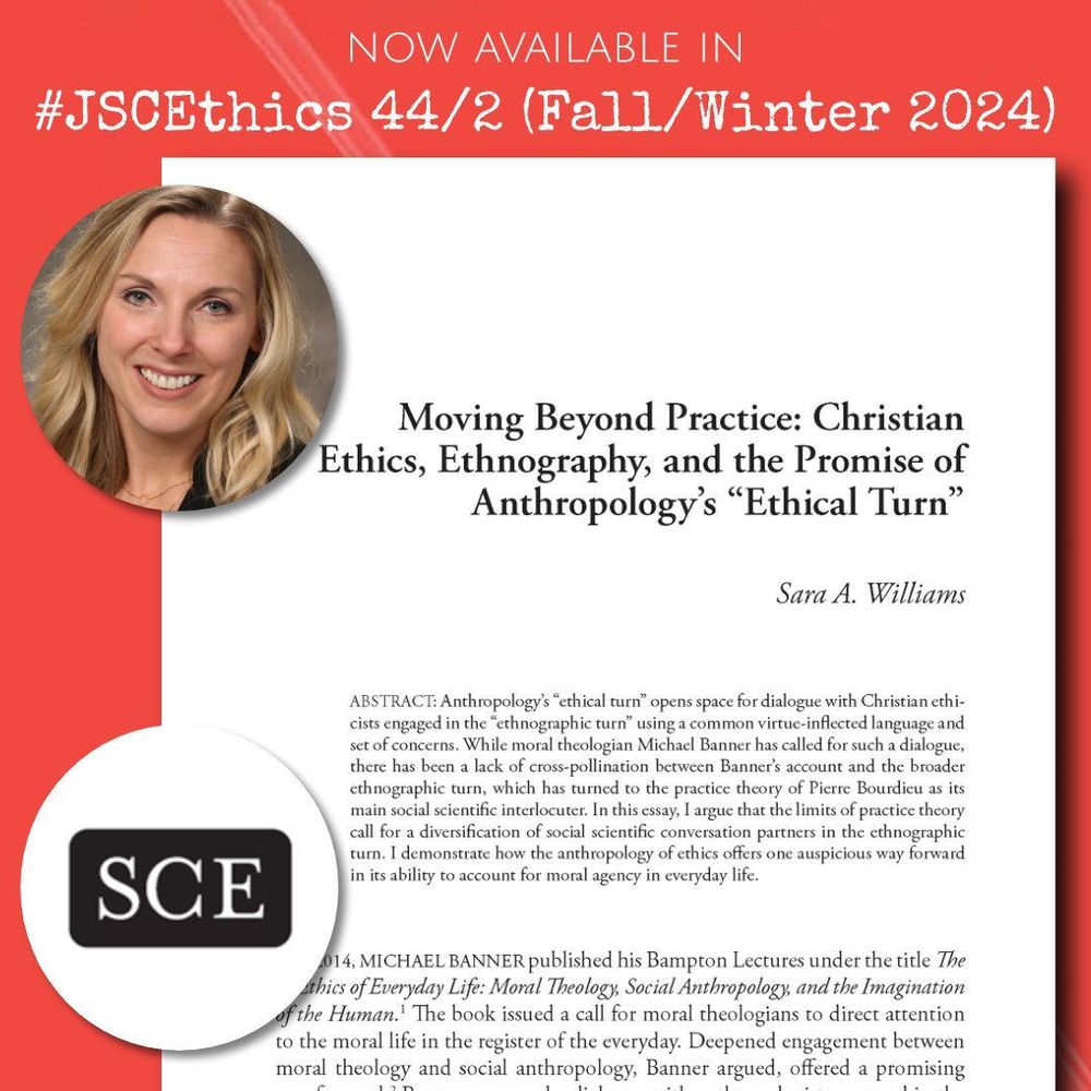 author photo and first page of article with heading Now Available in JSCEthics volume 44, number 2 (2024)