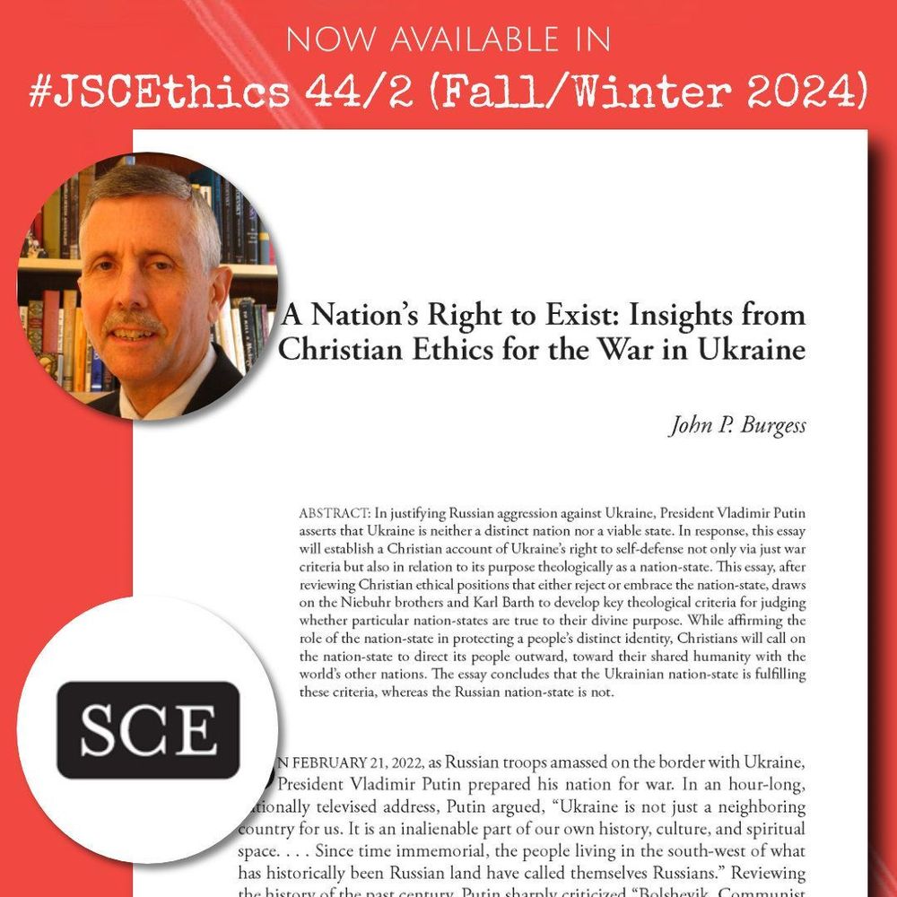 author photo and first page of article with heading Now Available in JSCEthics volume 44, number 2 (2024)