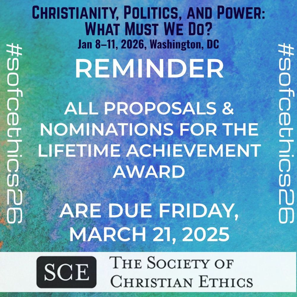 conference graphic with text: reminder: all proposals & nominations for the lifetime achievement award are due friday, march 21, 2025
