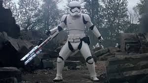 Storm trooper with the stick from Star Wars 7