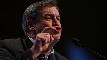 Foto: Söder bei Rede.