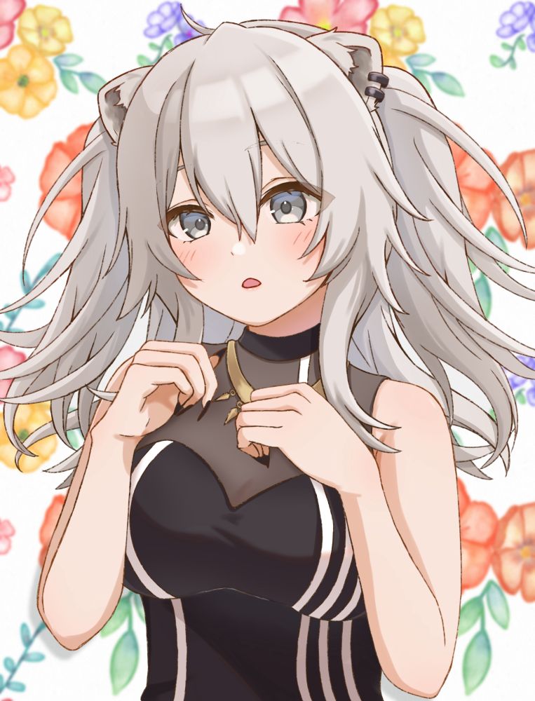 グルーミングされる獅白ぼたん