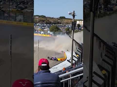 Jack Doohan’s heavy F1 FP2 crash at Japan GP #jackdoohan #f1 #japangp
