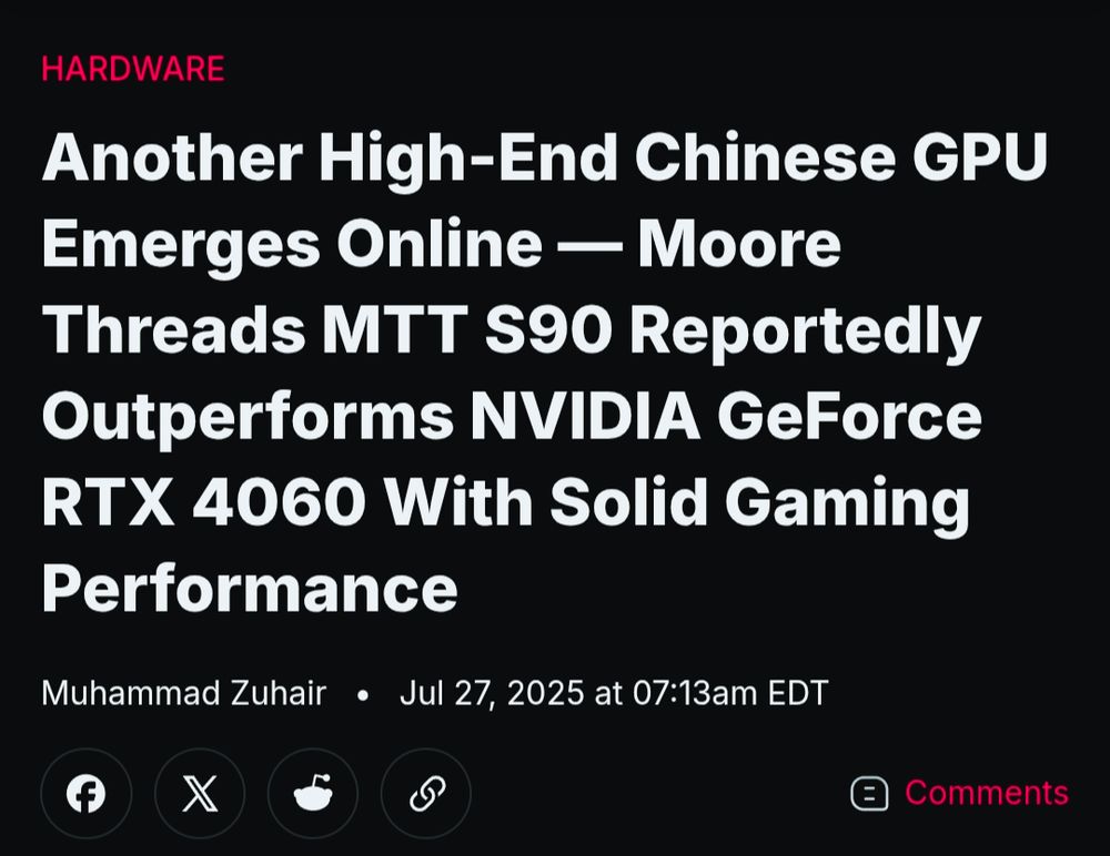 S90 reportedly outperforms Nvidia rtx 4060