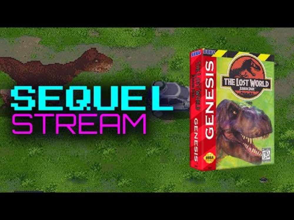 First Time Playing The Lost World: Jurassic Park (Sega Genesis) | Sequel Stream