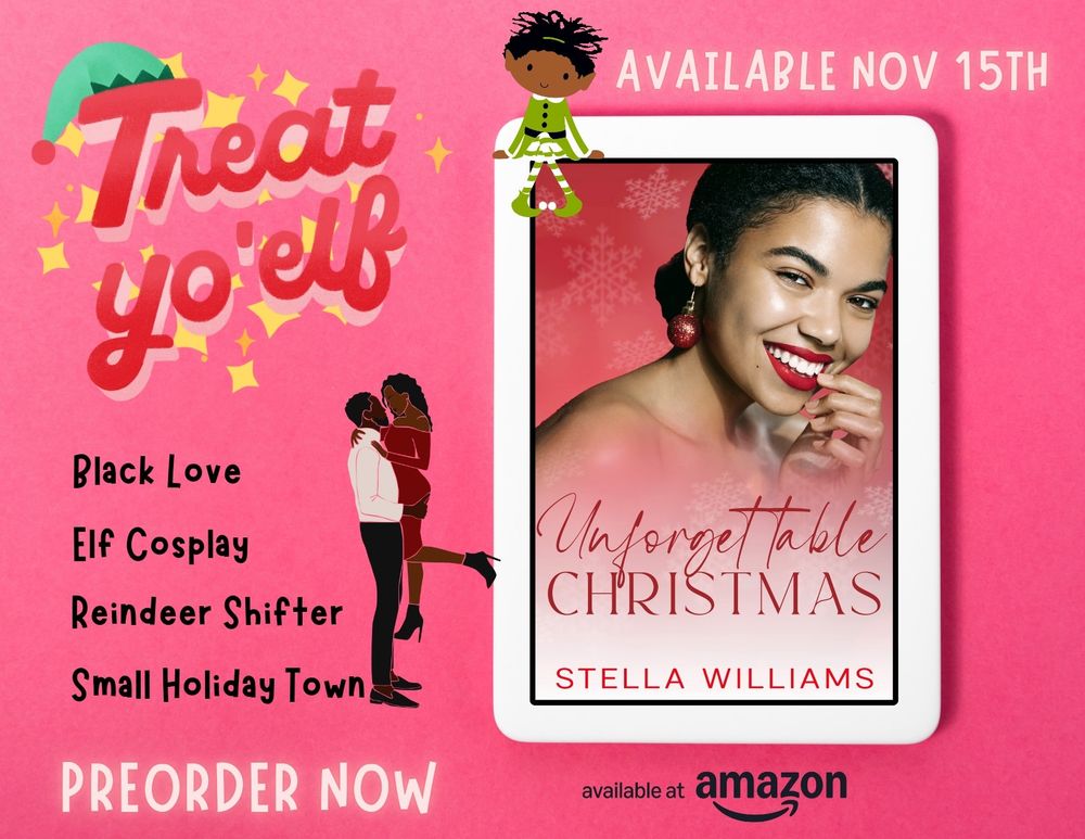 New release by stella williams
Unforgettable christmas Available on Amazon ku November 15th pre order today