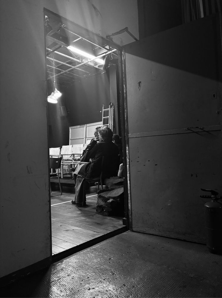 Assaig de Coses que només saps quan estàs morta, de l’Associació Q-ars Teatre. 