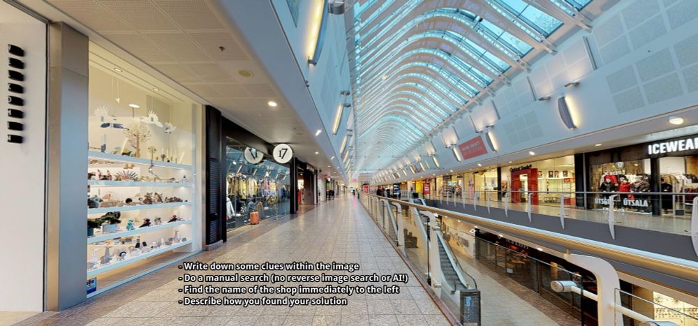 It's an image of a shopping mall