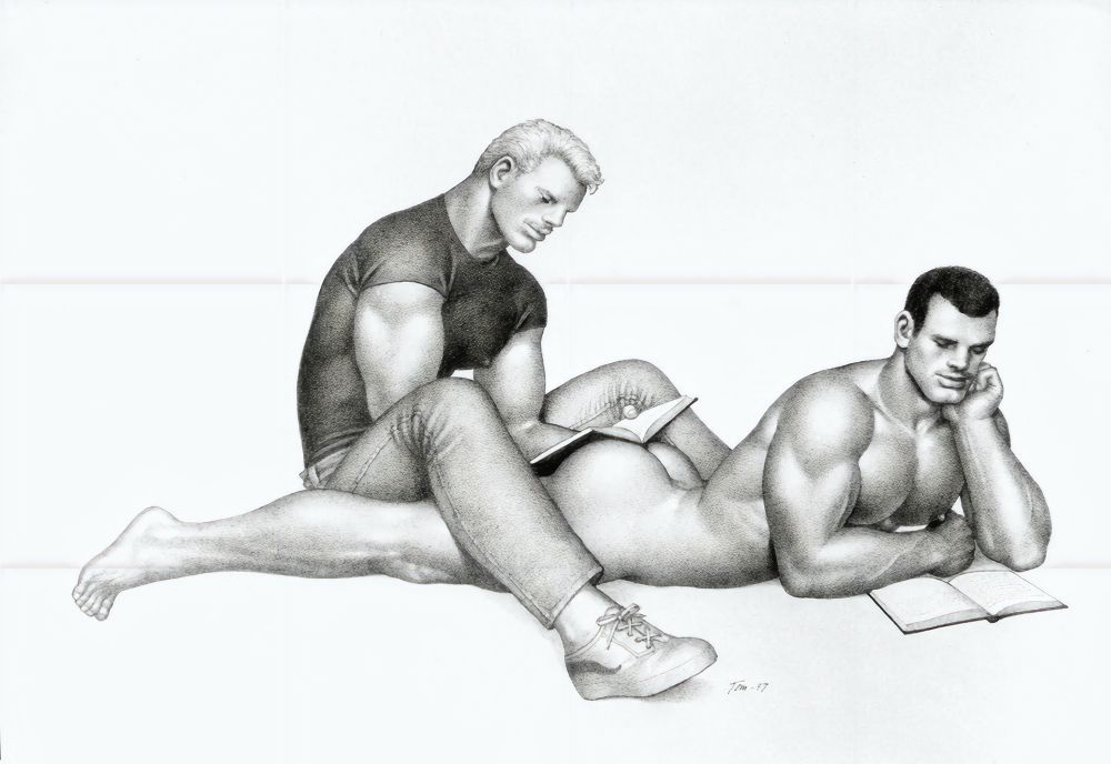 Tom of Finland inspired drawing