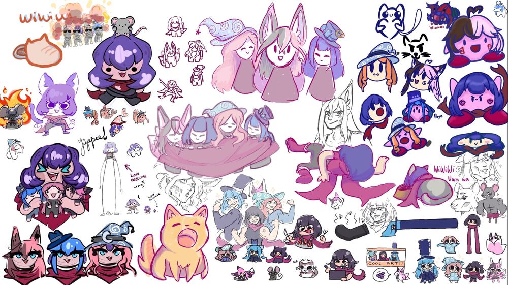 Shared canvas with Smibbily, NoodleDoodle and Haruto!!