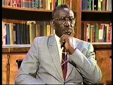 Sengalese anthropologist, educator, historian and writer Cheikh Anta Diop 
