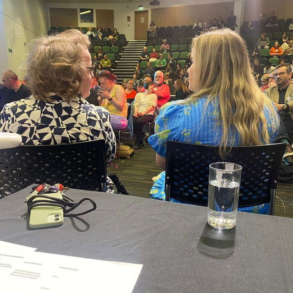 Castle Lennox writer Linda McLean and Associate Director Fiona Mackinnon taking part in a panel discussion about the show.