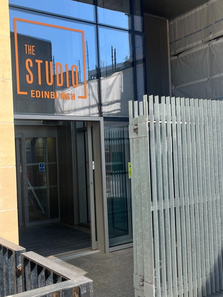 The exterior of the Capital Theatres Studio in Edinburgh.