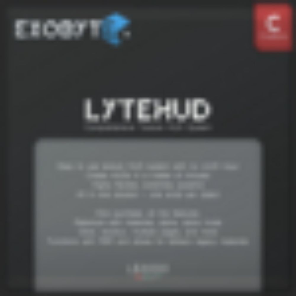 [exobyte] lyteHUD Comprehensive Texture HUD System