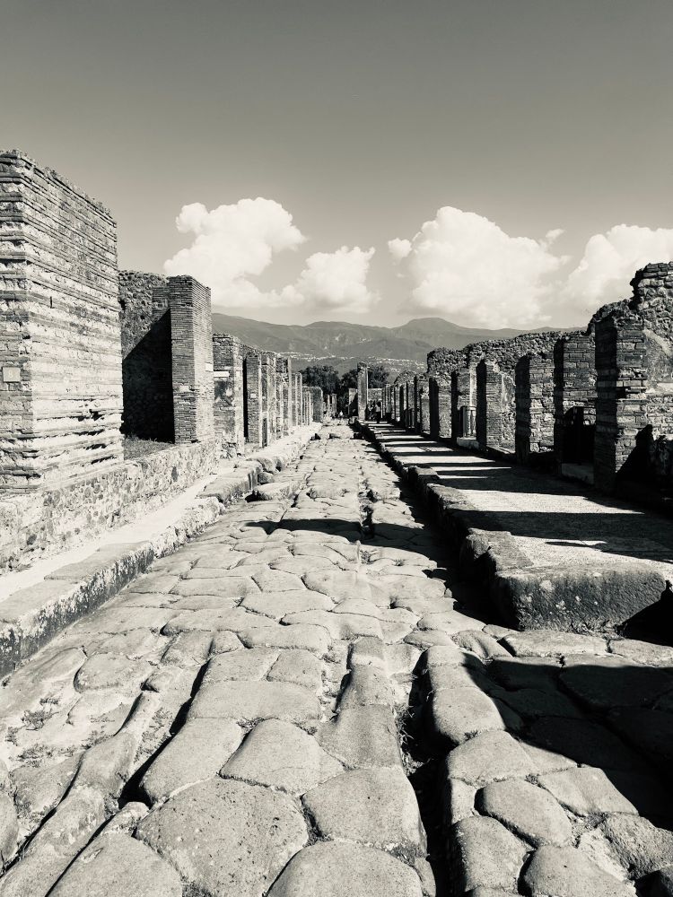 Empty Pompeii street