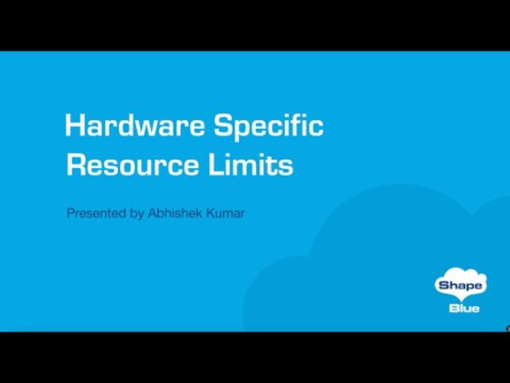 Hardware Specific Resource Limits | CloudStack 4.20 Feature First Look