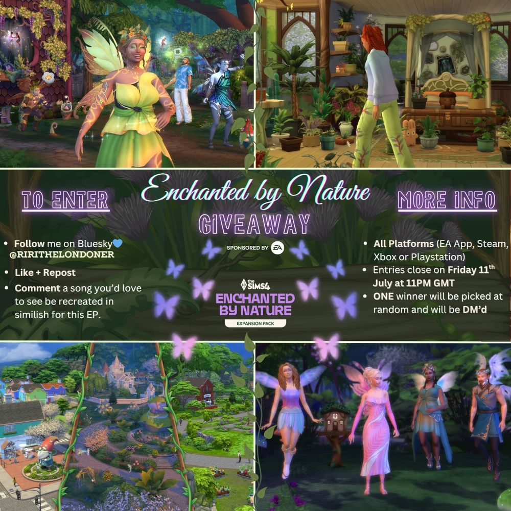 Photo with screenshots from the EP and describing details/rules for the  Giveaway. Please see the 2nd post for rules. Good Luck!