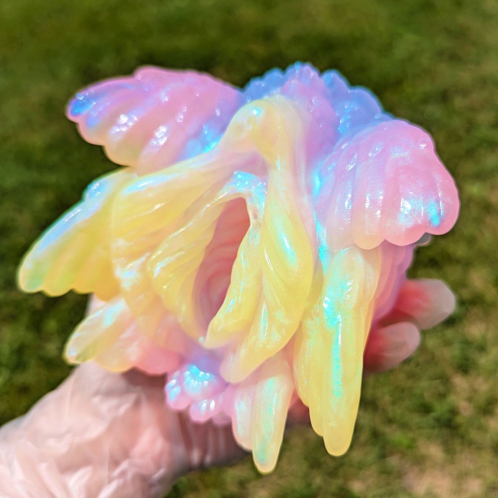 a sparkly silicone sex toy