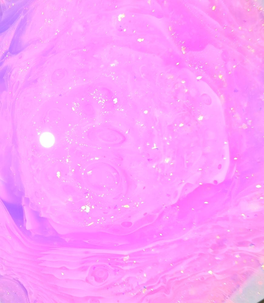 A soarkly pink and purple silicone swirl