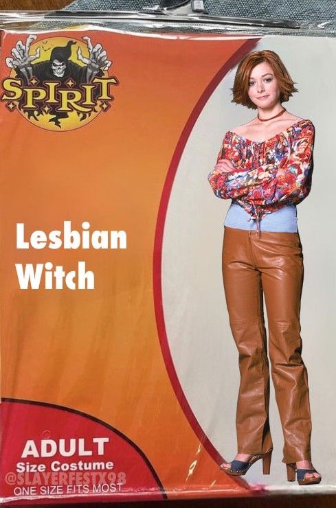 Lesbian witch Spirit Halloween costume