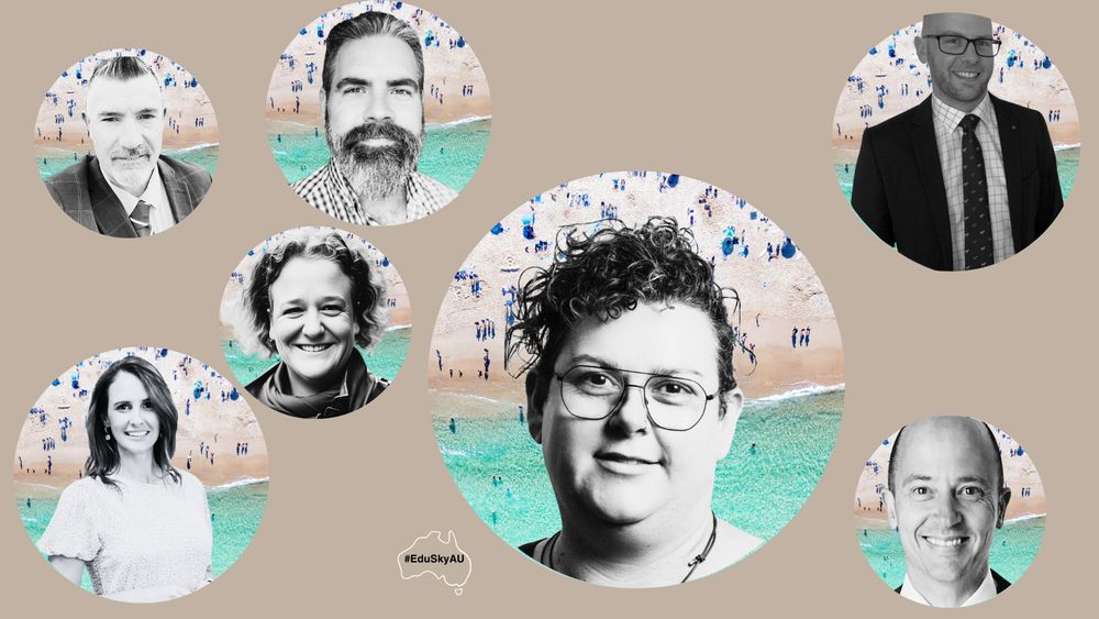 Images of the 7 guest hosts from the 6 #EduSkyAU chats 

1) Matt Pitman
2) Pip Cleaves
3) Anna Ritzema
4) Matthew Esterman
5) Adam Brooks
6) Sharon Lehman
7) Matt Zarb