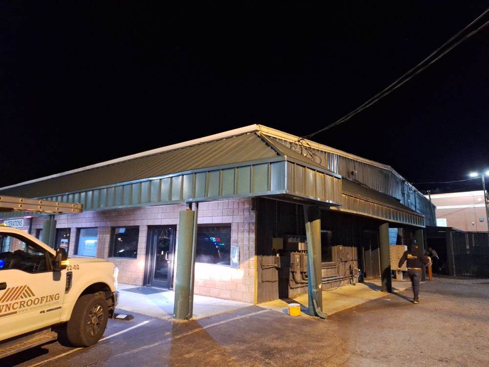 After WNC Roofing metal roof repair