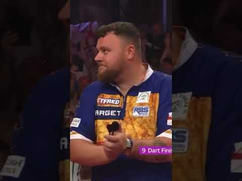 🚨9 darter Luke Littler🤩World Matchplay Darts Dart PDC🤩love for Rocks reaction😍